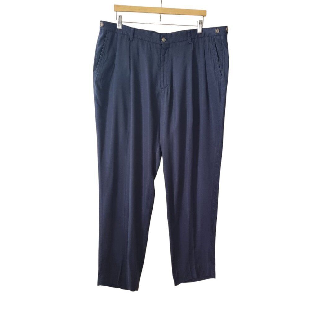 Giorgio Armani Navy Blue Trousers in excellent condition